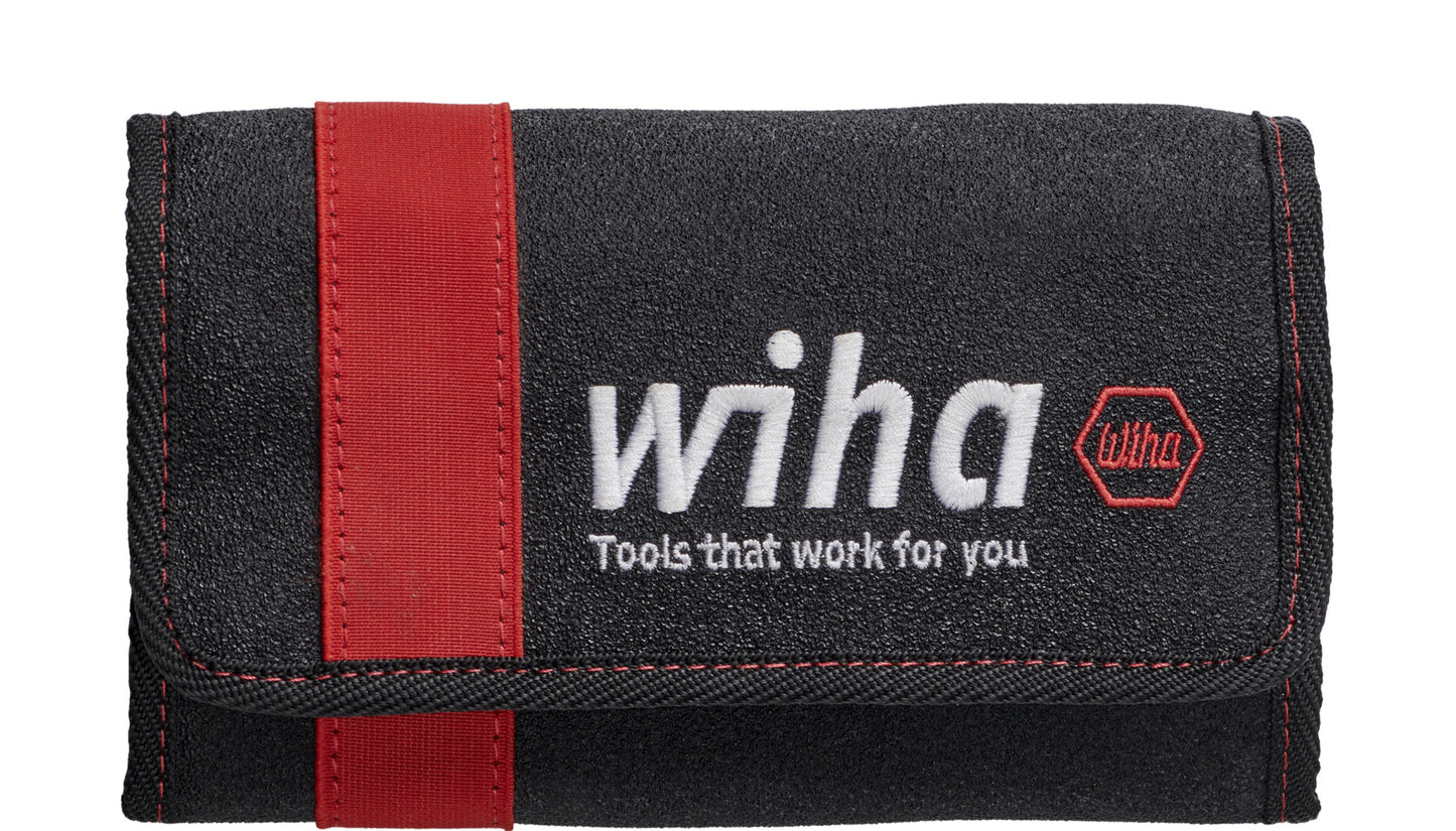 Wiha Schraubendreher mit Bithalter SoftFinish® electric slimVario gemischt 17-tlg. inkl. Falttasche (36068)