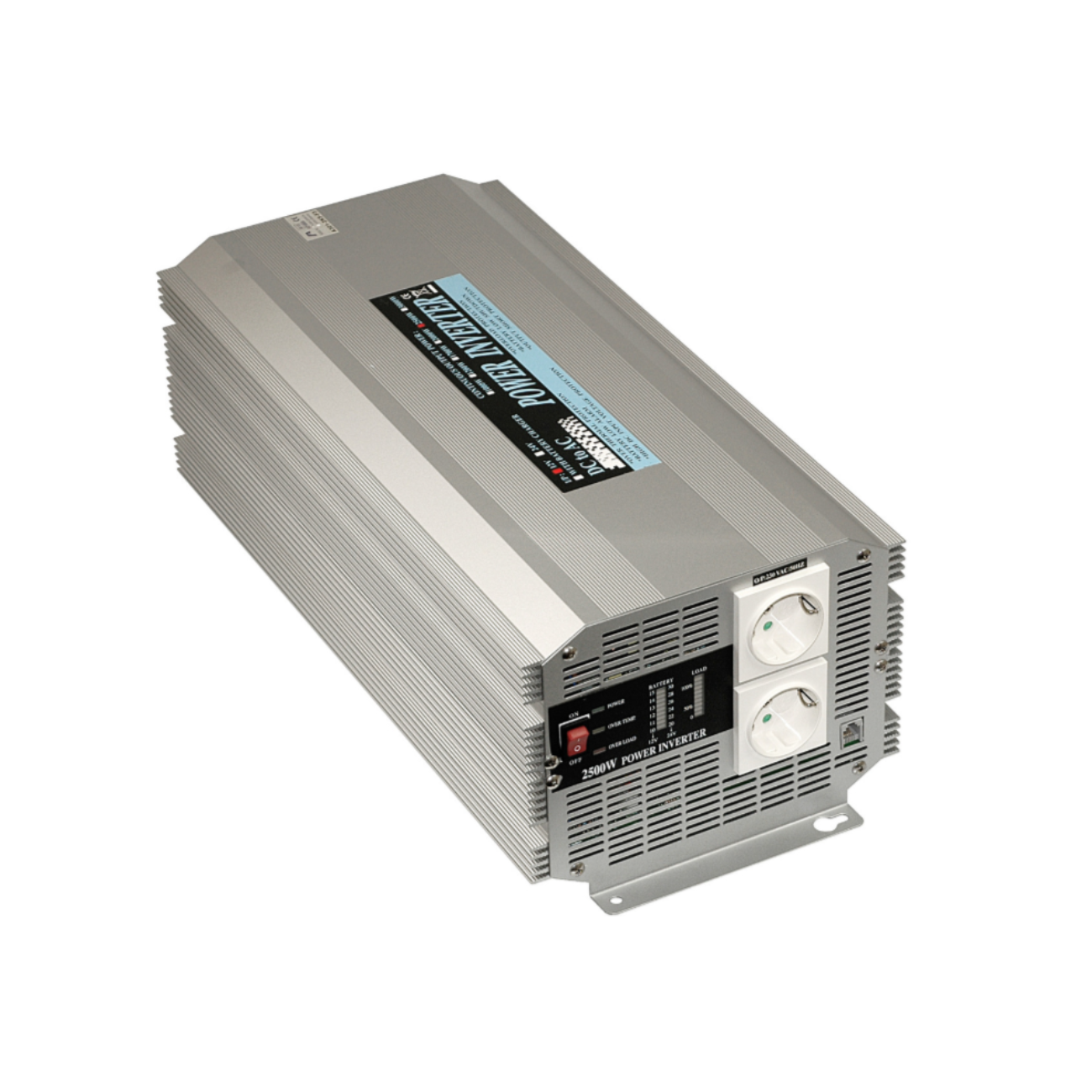 MeanWell DC/AC-Wechselrichter A301-2K5-F3 modifizierter Sinus (230V/2.500W)