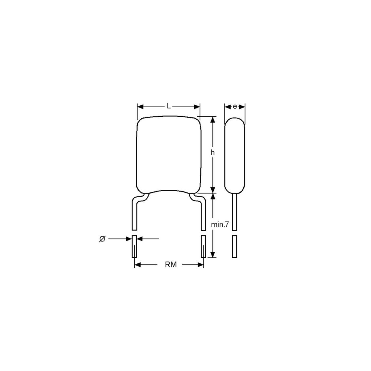 100x Kemet THT Keramik-Vielschichtkondensator, 100nF, 63V, Z5U, 20%, RM 5,08mm, Klasse III, radial (C317C)