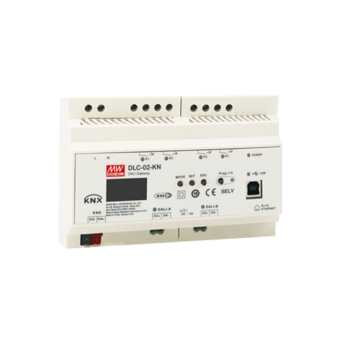 MeanWell DLC-02-KN KNX-Dali Gateway - Netzteilshop24.de