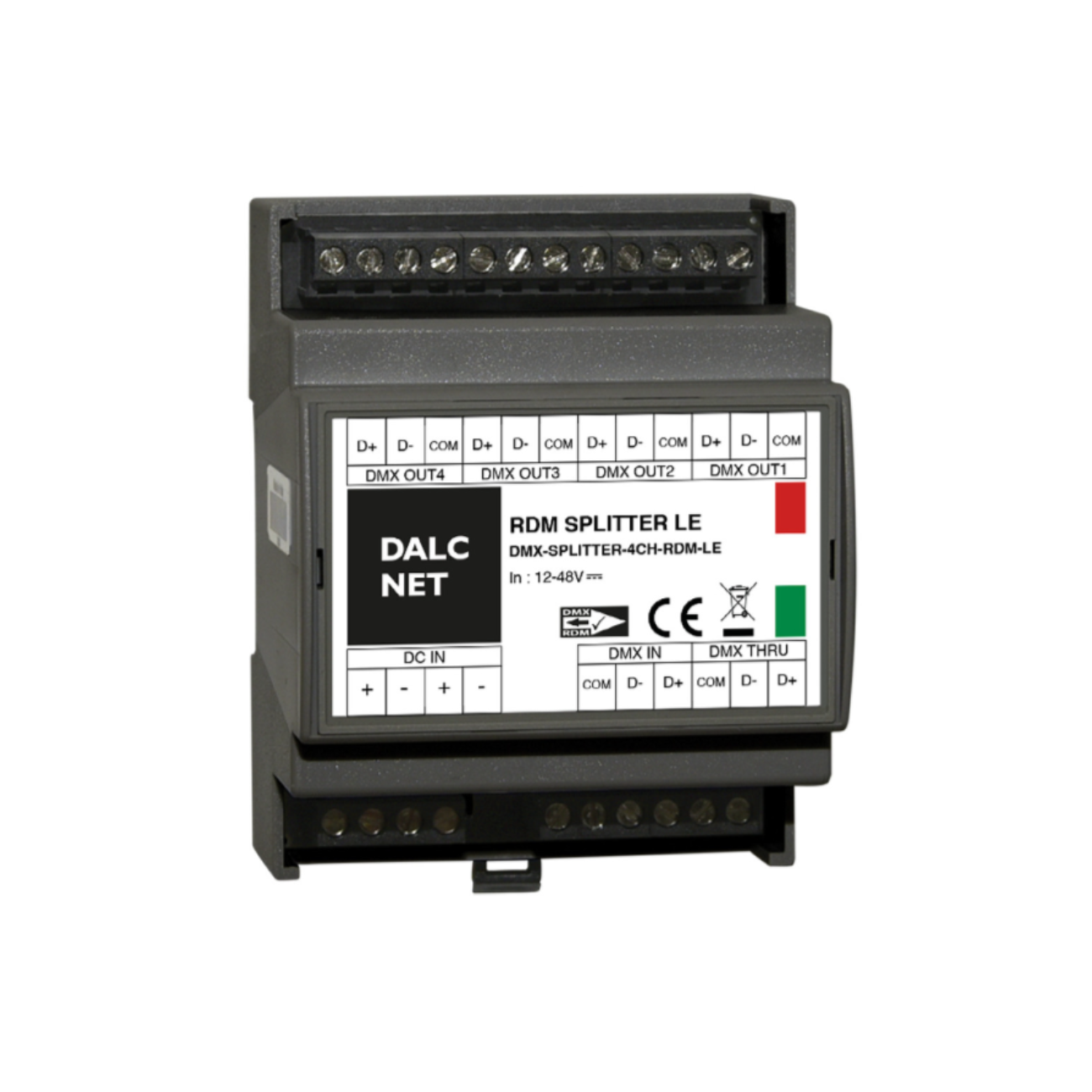 DALCNET DMX-SPLITTER-4CH-RDM-LE Dimmer / 12V-48V - Netzteilshop24.de