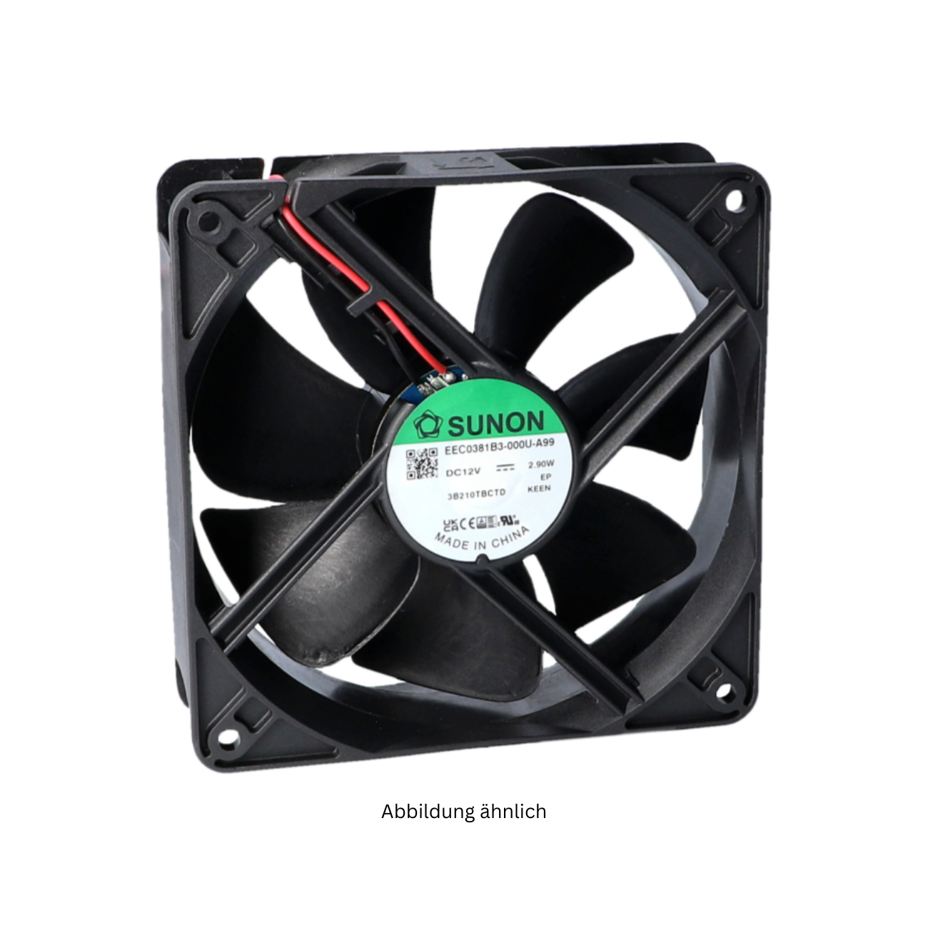 SUNON DC-Axial Lüfter EEC0381B1-000U-A99 (12VDC/120x38mm/234,4m³/h) - Netzteilshop24.de