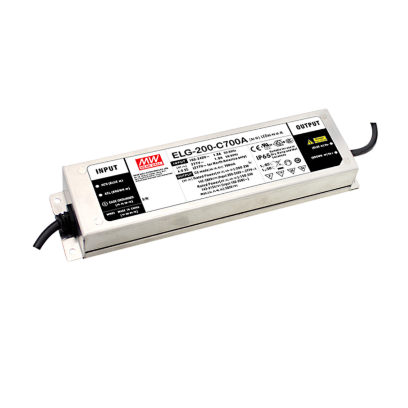 MeanWell ELG-200-C700A-3Y (200,2W/100-305V) LED-Netzteil