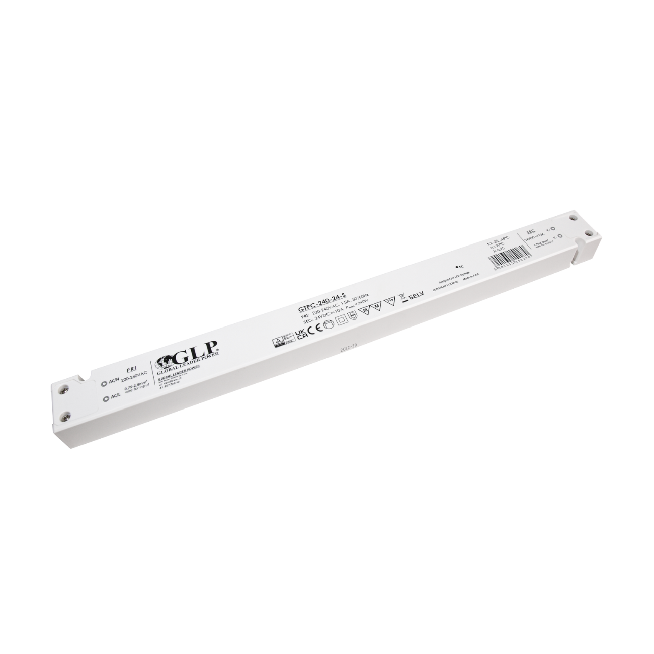 GTPC-240-24-S (240W/24V) LED-Netzteil (slim) - Netzteilshop24.de