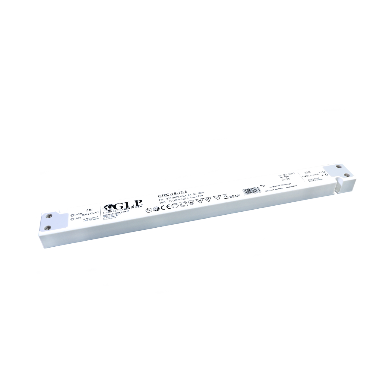GTPC-75-12-S (75W/12V) LED-Netzteil (slim) - Netzteilshop24.de