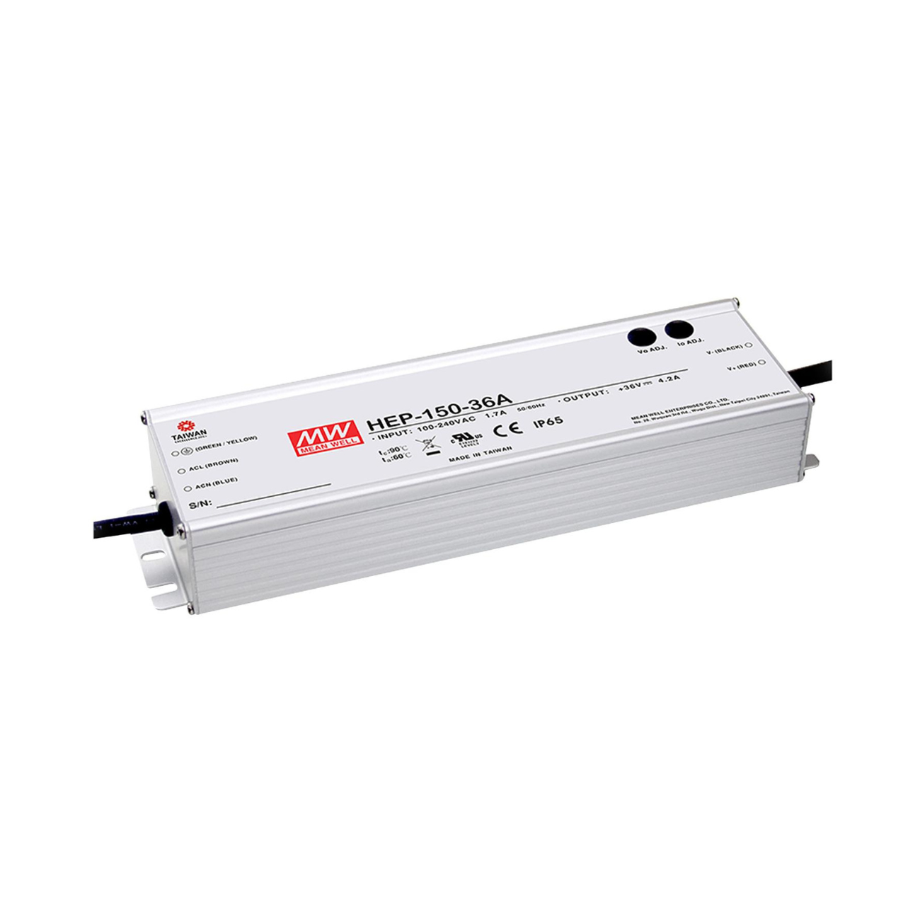 MeanWell HEP-150-24A (150W/24V) Universal Schaltnetzteil - Netzteilshop24.de