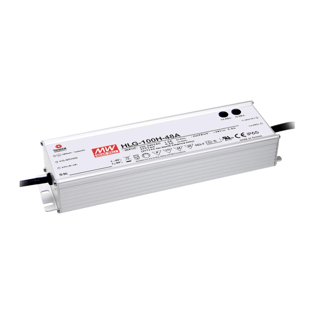 MeanWell HLG-100H-42AB (95,76W/38-46V) LED-Netzteil (dimmbar) - Netzteilshop24.de