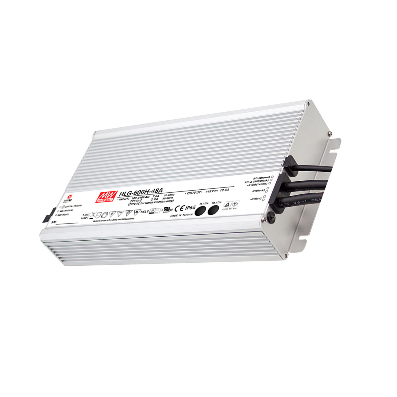 MeanWell HLG-600H-15B (540W/15V) LED-Netzteil - Netzteilshop24.de