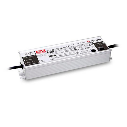 MeanWell HLG-80H-42B (81,9W/42V) LED-Netzteil (dimmbar) - Netzteilshop24.de