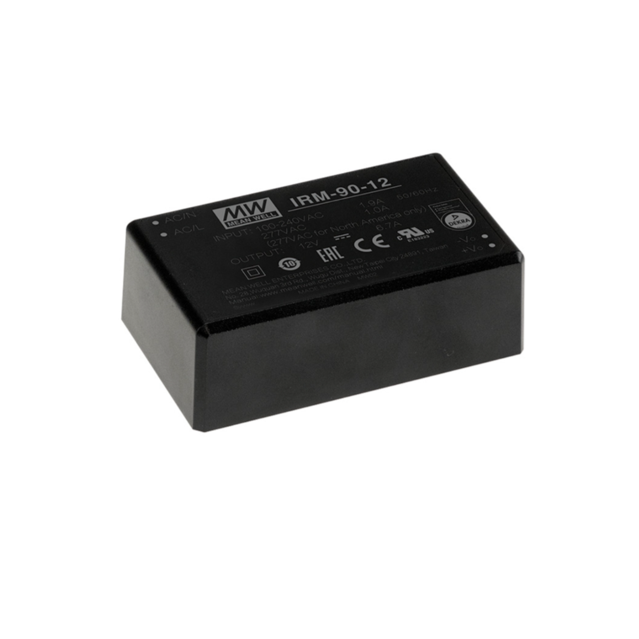MeanWell IRM-90-15 (85,05W, 15V, 5,67A) AC/DC-Industrienetzteil Geschlossen Kunststoff - Netzteilshop24.de