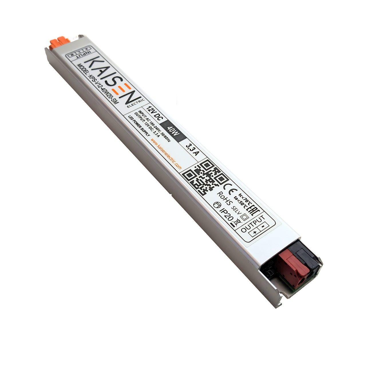 KAISEN KPS-V24-40W20-SM (40W/24V) Indoor Slim-Type LED-Netzteil
