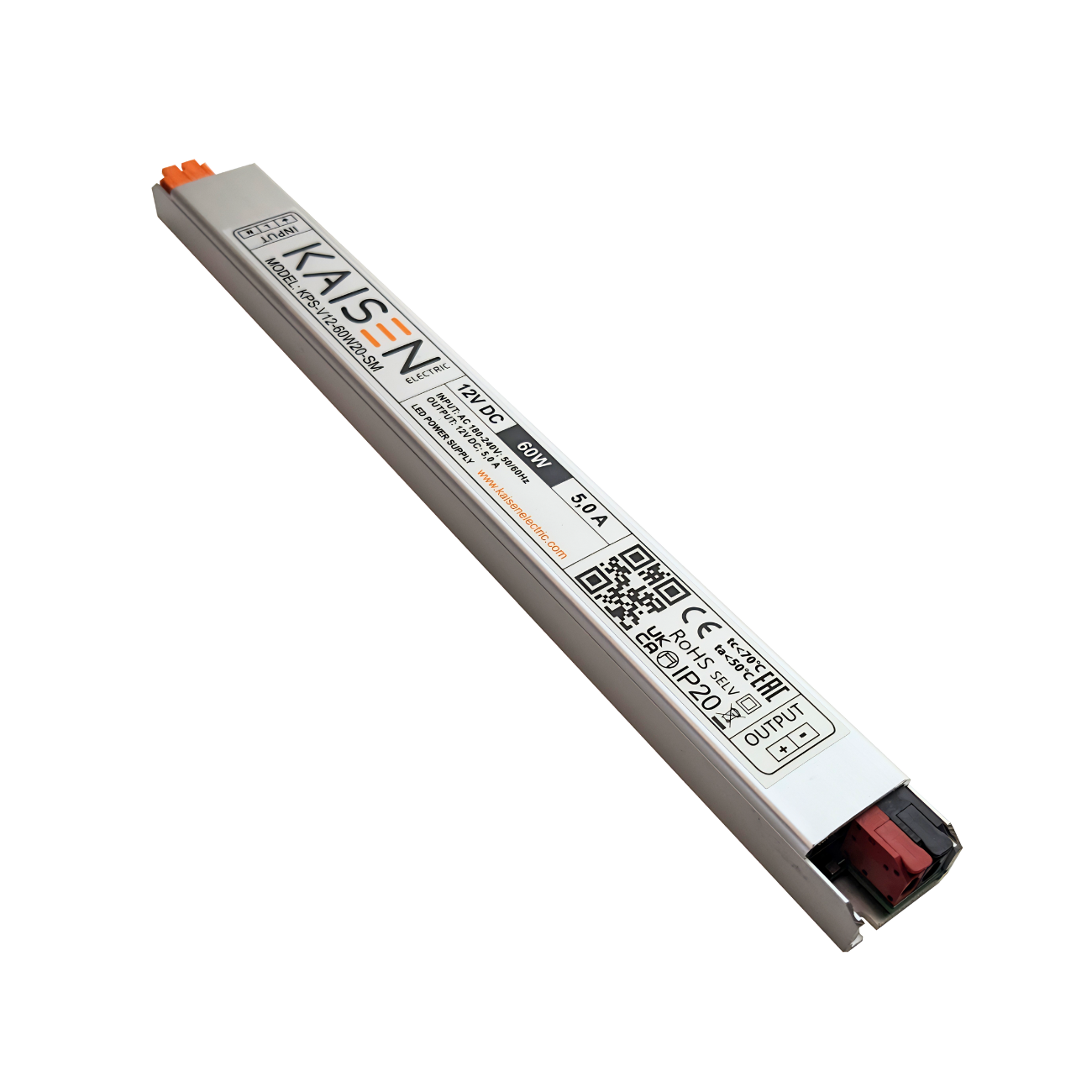 KAISEN KPS-V12-60W20-SM (60W/12V) Indoor Slim-Type LED-Netzteil