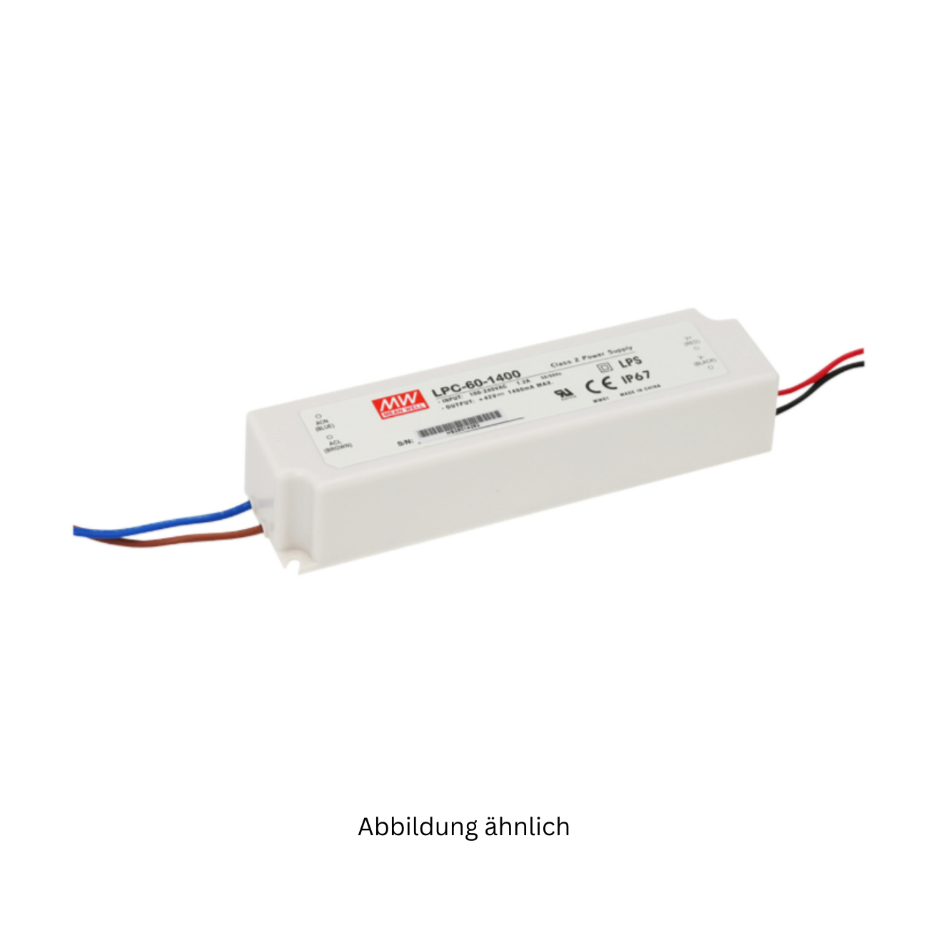 MeanWell LPC-60-1400 (58,8W/9-42V) CC LED-Netzteil nicht dimmbar