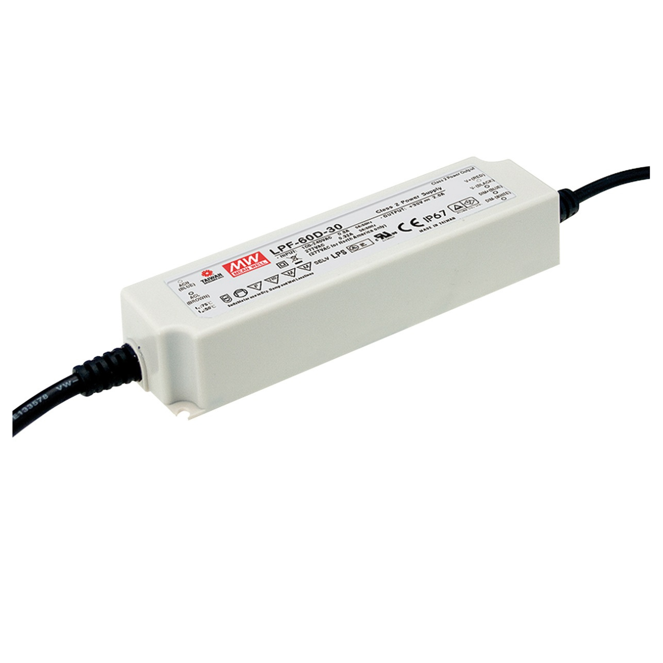 MeanWell LPF-60D-30 (60W/30V) LED-Netzteil (dimmbar) - Netzteilshop24.de