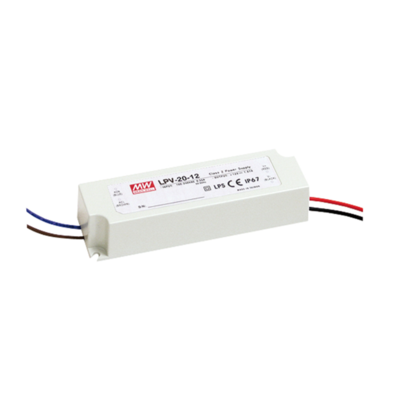 MeanWell LPV-20-12 (20W/12V) LED-Netzteil