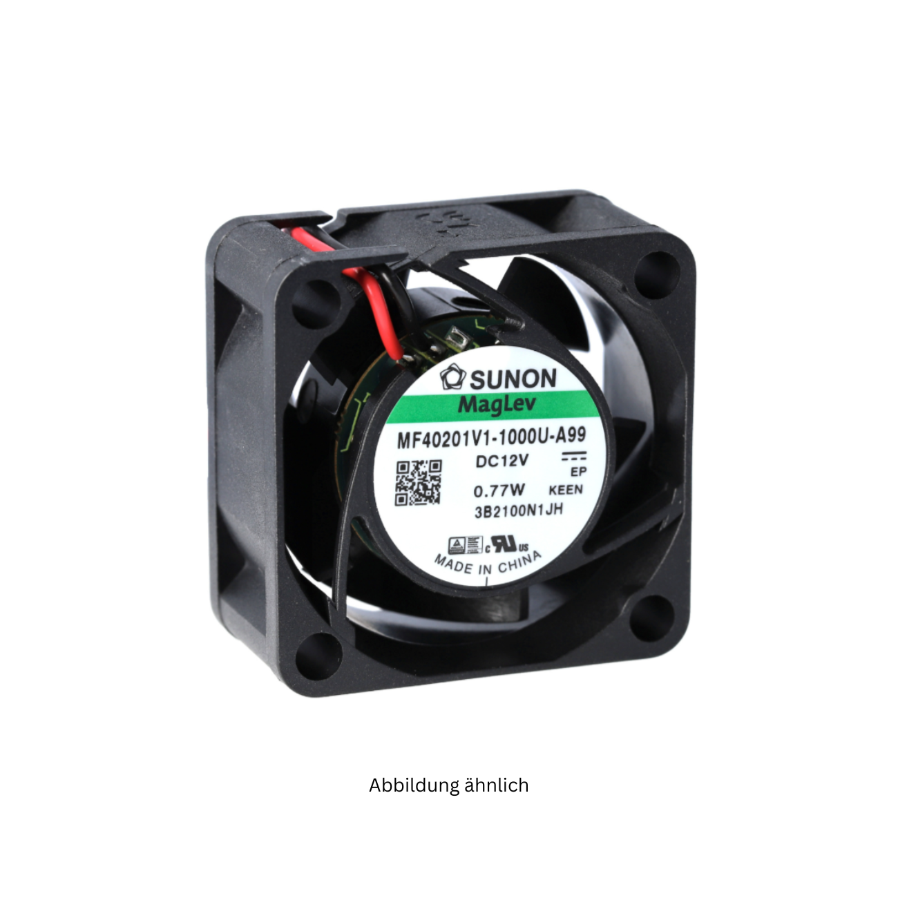 SUNON DC-Axial Lüfter MF40201V3-1000U-G99 DC / 12VDC / 40mm / 20mm / Vapolager / 10,70m³/h / 16,5dBA - Netzteilshop24.de