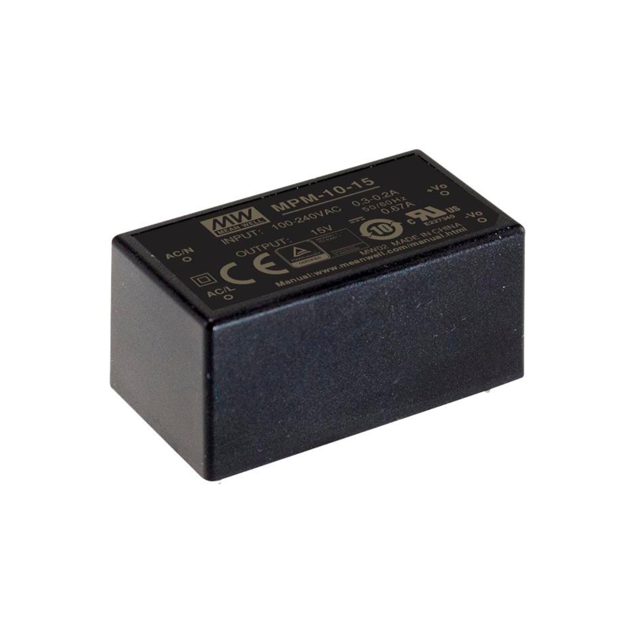 MeanWell MPM-10-3.3 Medical Schaltnetzteil / AC/DC-Netzteilbaustein - Netzteilshop24.de