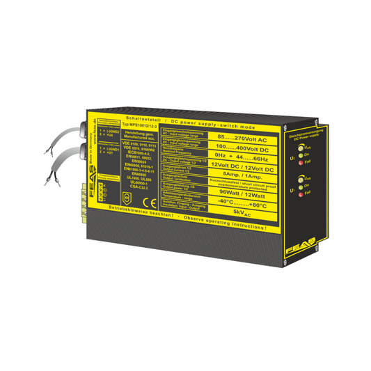 FEAS Schaltnetzteil MPS10012/12-3 (96,0W und 12W / 12V und 12V) LED-Netzteil - Netzteilshop24.de