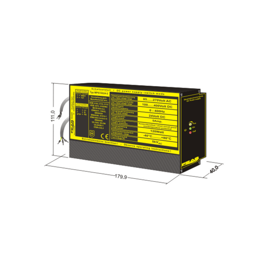 FEAS Schaltnetzteil MPS10024-2 (120,0W / 24V) LED-Netzteil - Netzteilshop24.de