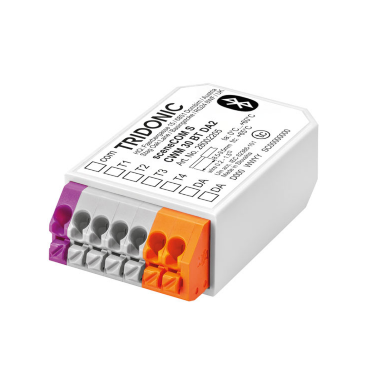 Tridonic sceneCOM S CWM 30 BT DA2 DALI Application Controller TRID28002205