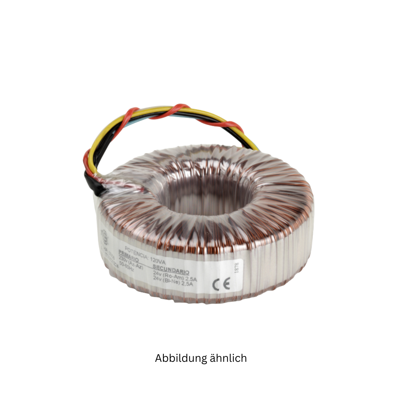 Torivac Transformator TT0080210 Ringkern (80VA/230V/2x10V/ 2x4A)