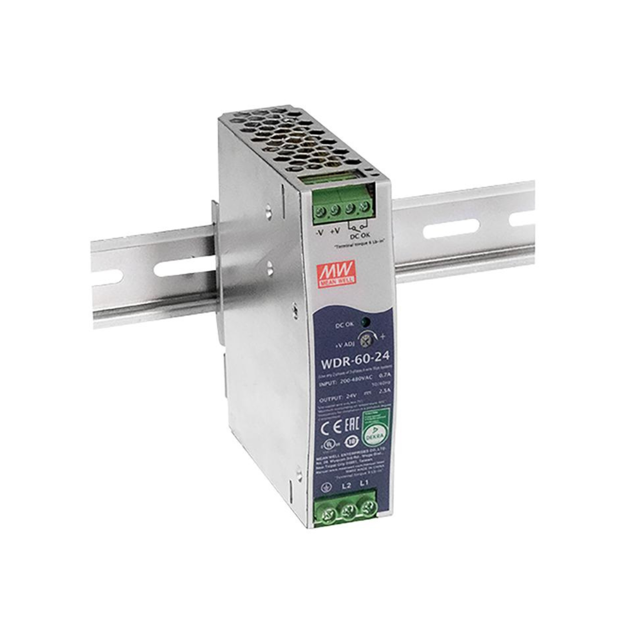 MeanWell WDR-60-12 (60W/12V) Hutschienen-Netzteil - Netzteilshop24.de