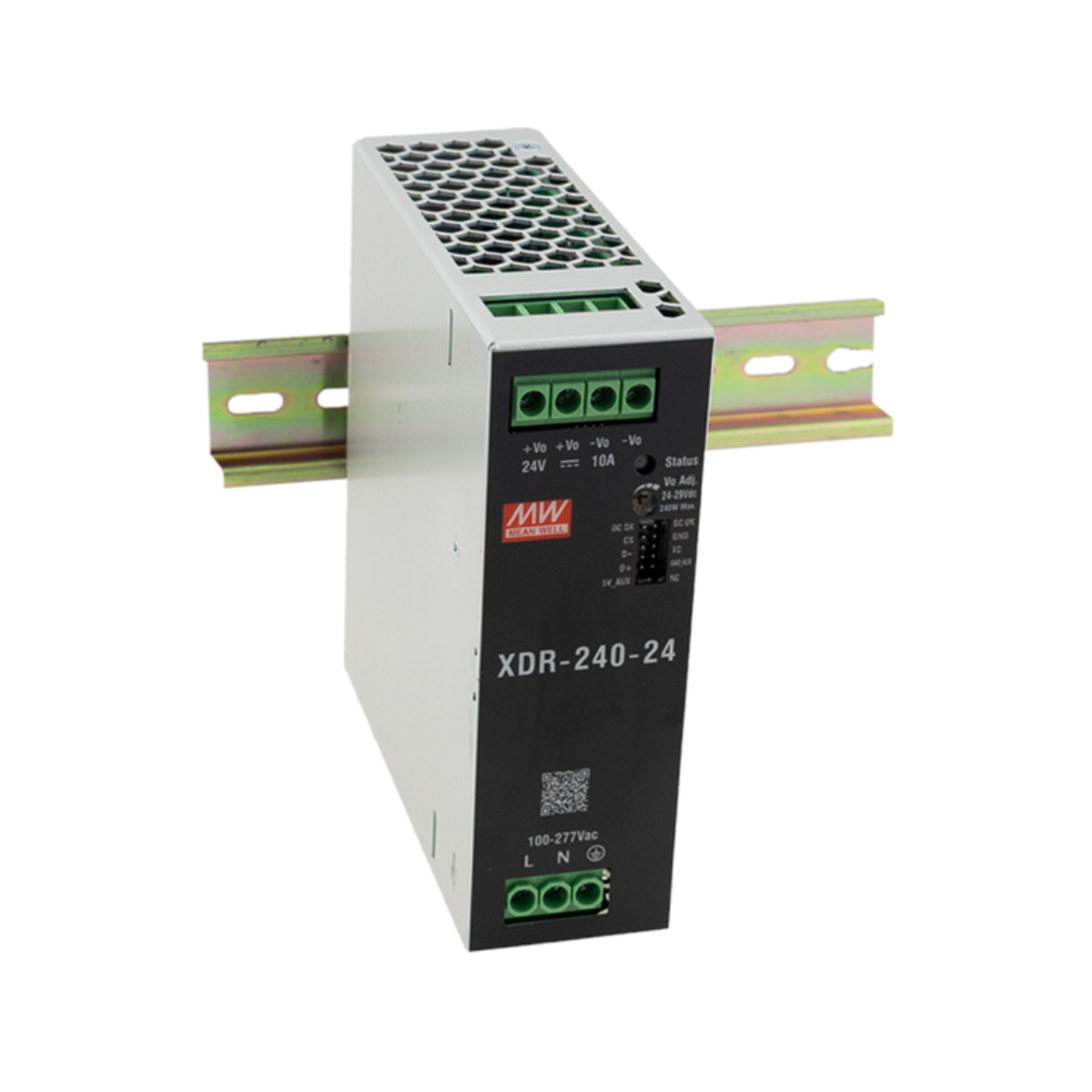 MeanWell XDR-240-12 (240W/12V) AC/DC Industrienetzteil Hutschiene MOD-Bus