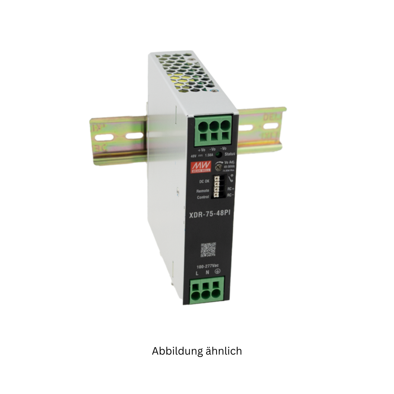 MeanWell XDR-75-48PI (74,88W/48V) AC/DC Industrienetzteil Hutschiene