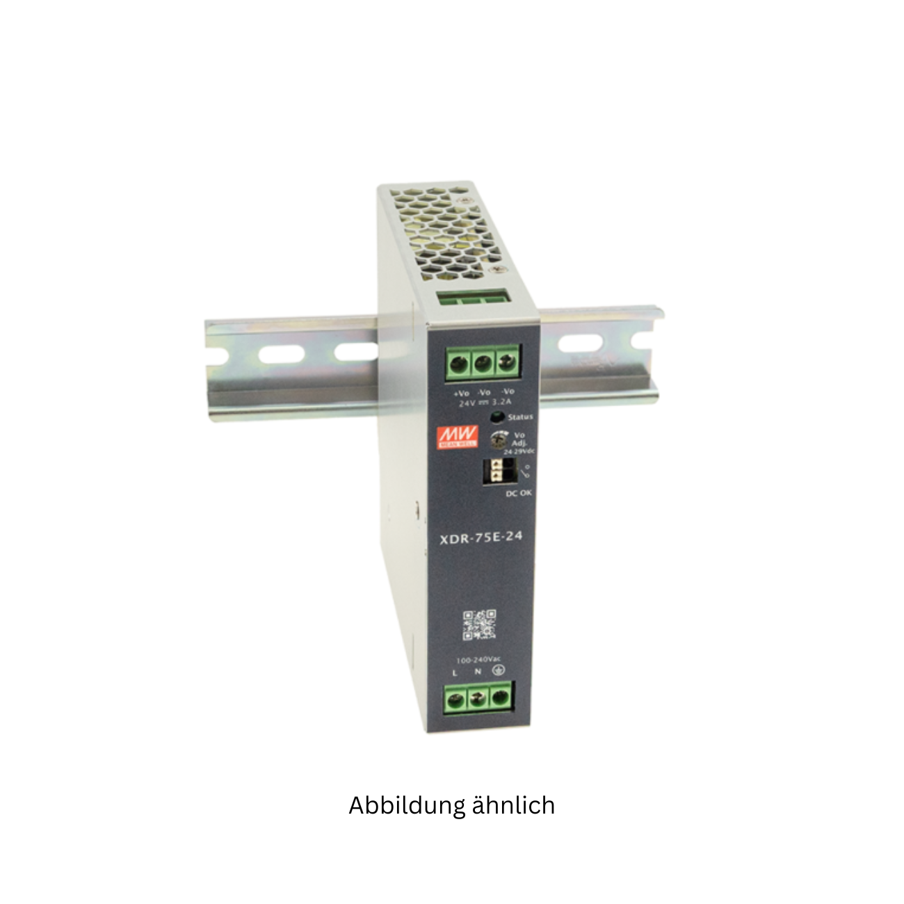 MeanWell XDR-75E-12 (75,6W/12V) AC/DC Industrienetzteil Hutschiene