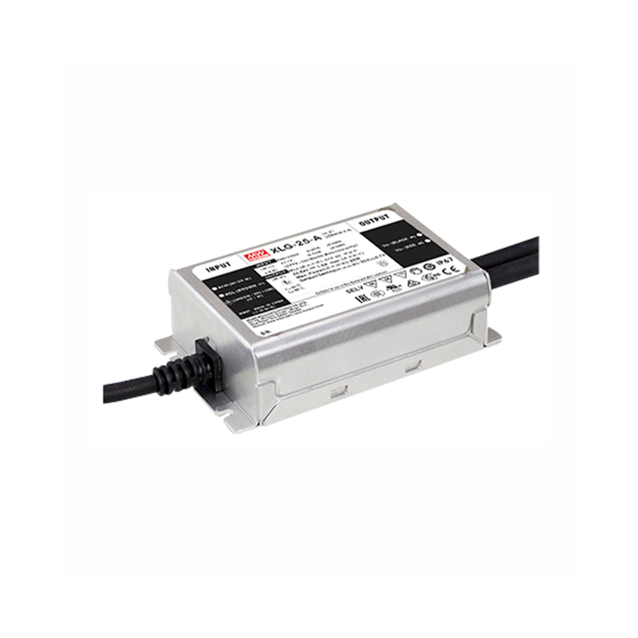 MeanWell XLG-25-AB (25W/22-54V) LED-Netzteil (dimmbar) - Netzteilshop24.de