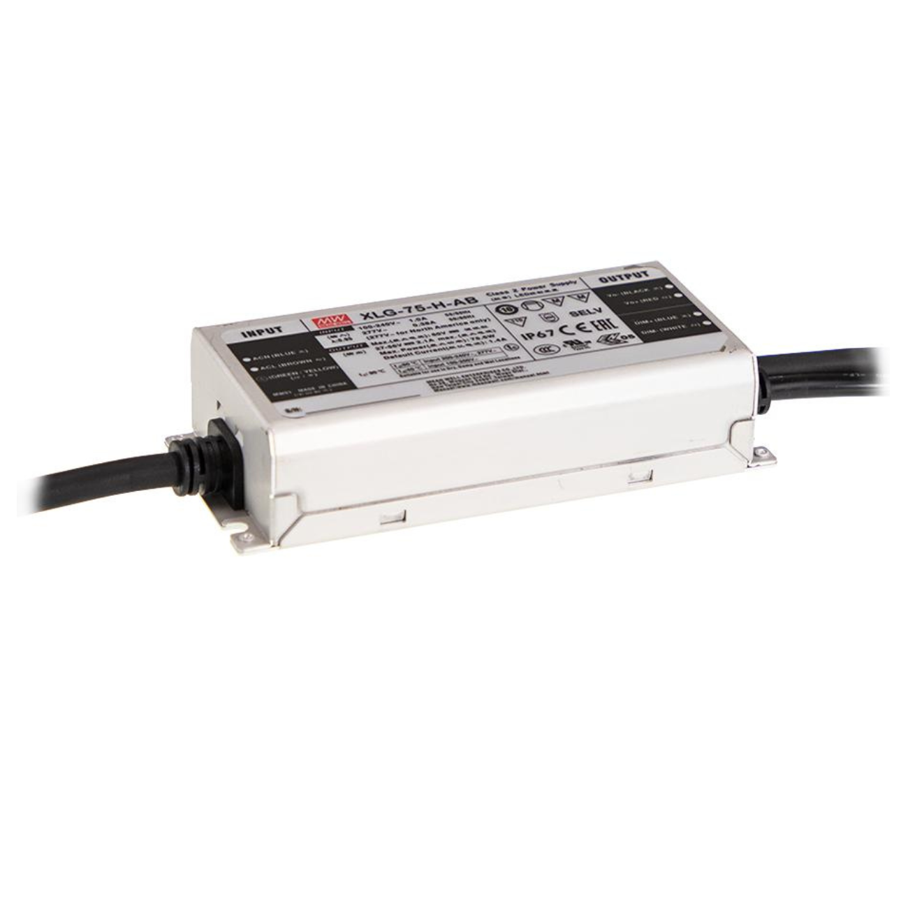 MeanWell XLG-75-L-AB (75W/53-107V) LED-Netzteil (dimmbar) - Netzteilshop24.de