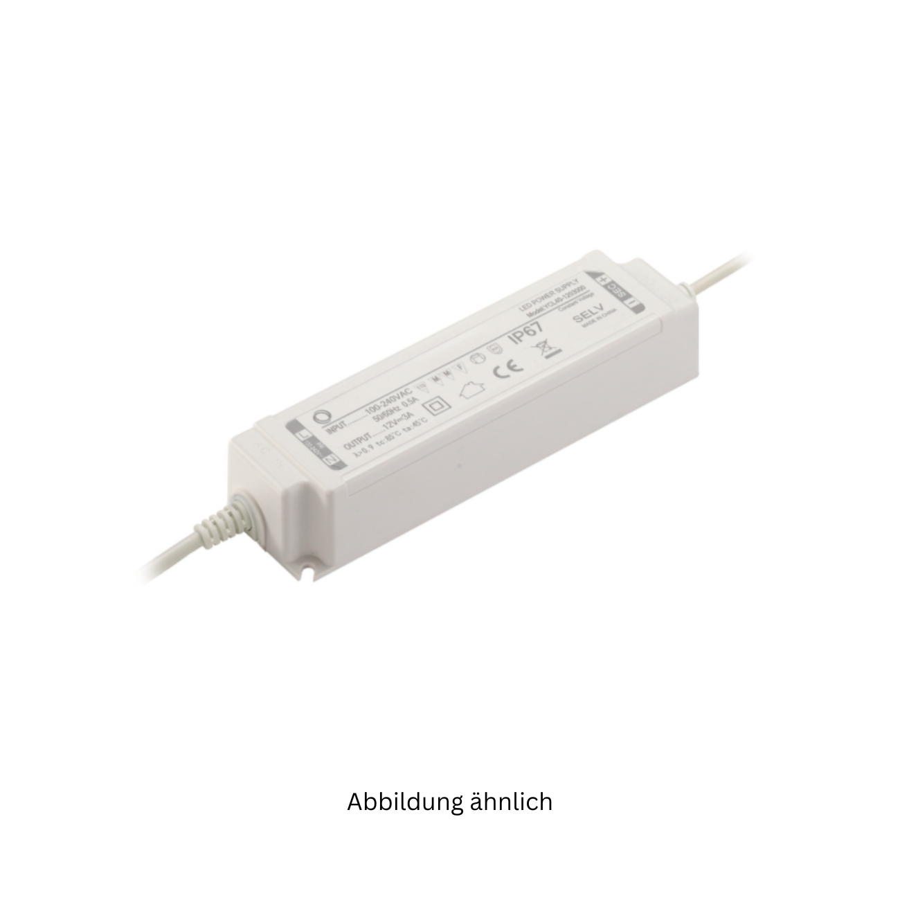 Yingjiao YCL40-1203330 (40W/12V/3,33A) AC/DC-LED-Netzteil IP67 (nicht dimmbar)