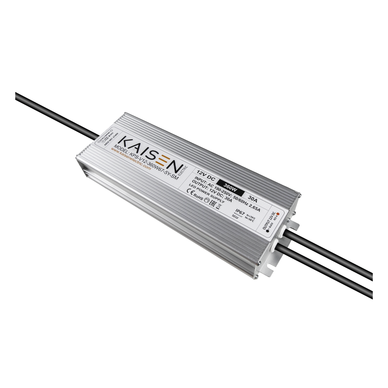 KAISEN KPS-V12-360W67-5Y-SM (360W/12V) LED-Netzteil für Lichtwerbung, Signage und sonstige LED-Beleuchtungen