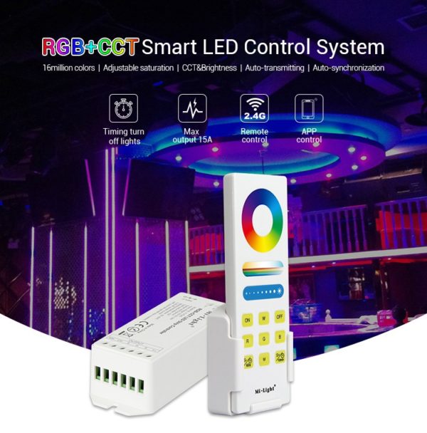FUT045A - MiLight RGB+CCT Controller inkl. Touch Funk Fernbedienung