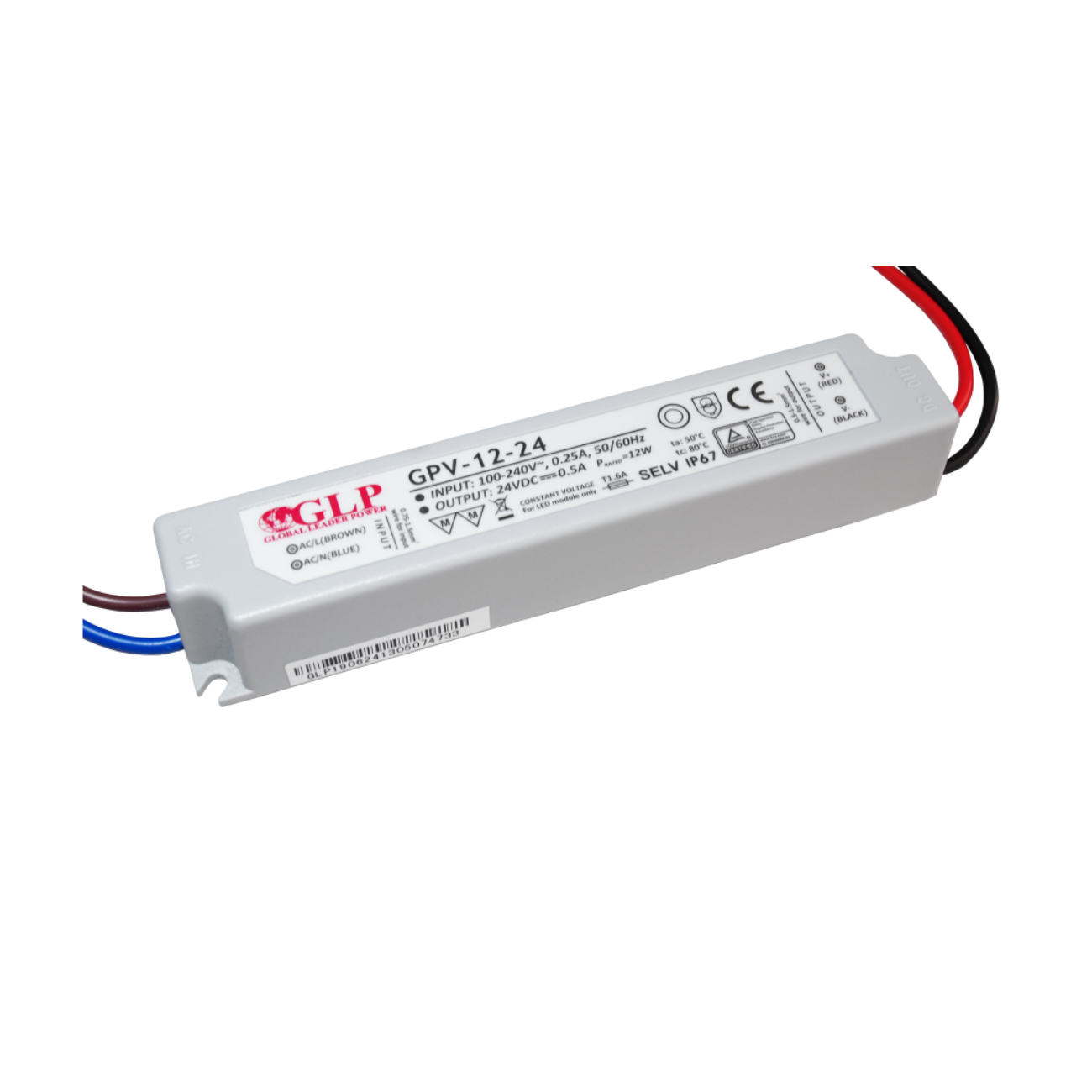 GPV-12-24 (12W/24V) LED-Netzteil - Netzteilshop24.de