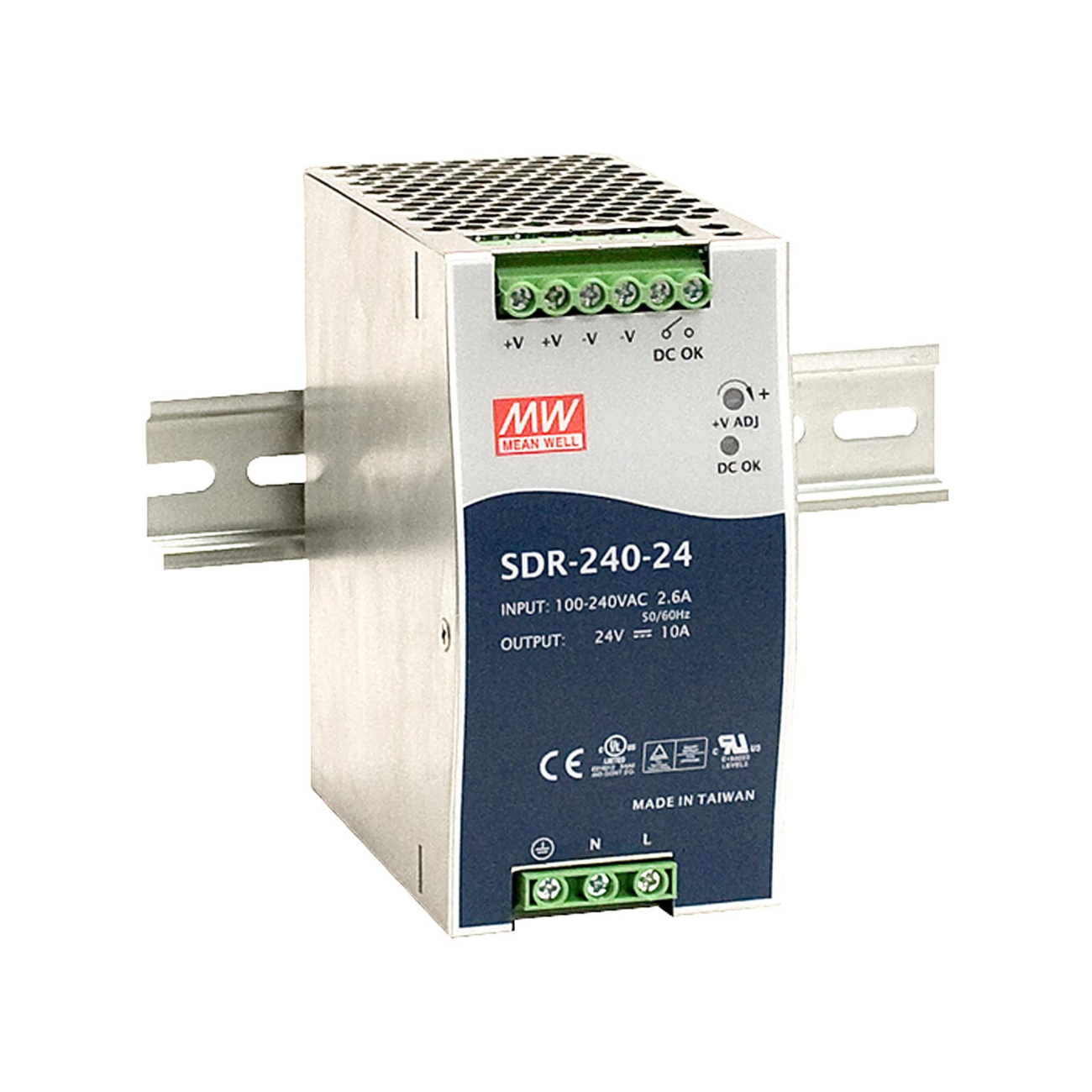 Hutschienen-Netzteil MeanWell SDR-240-24 (240W/24V)