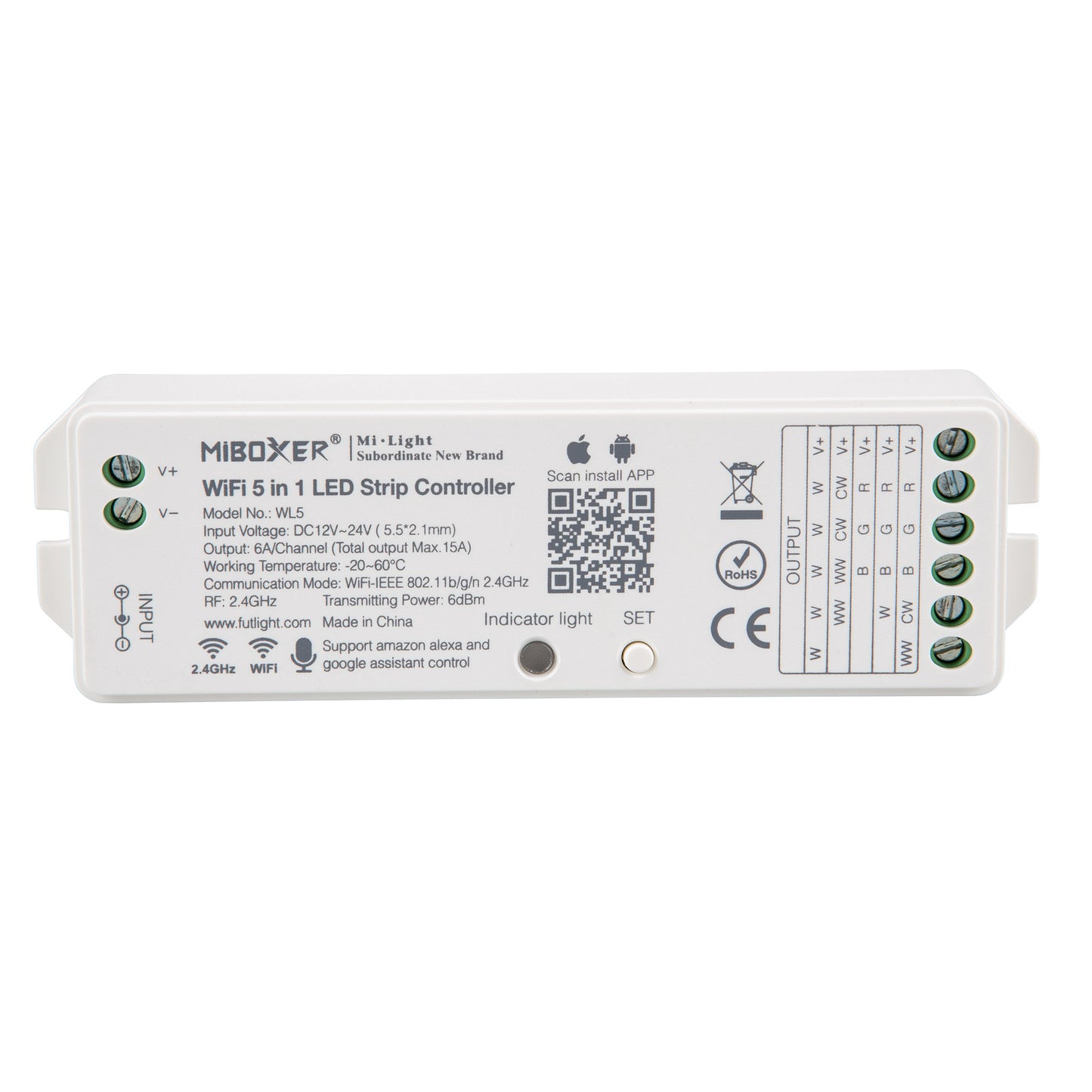 WL5 - 5-in-1 WiFi LED-Controller