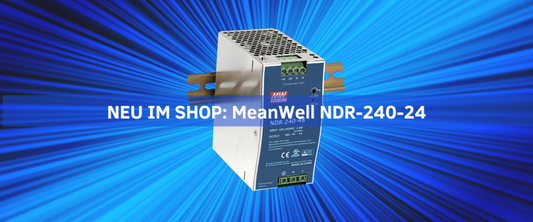 +++ NEU IM SHOP +++ MeanWell NDR-240-24 (240W/24V) Hutschienen-Netzteil +++