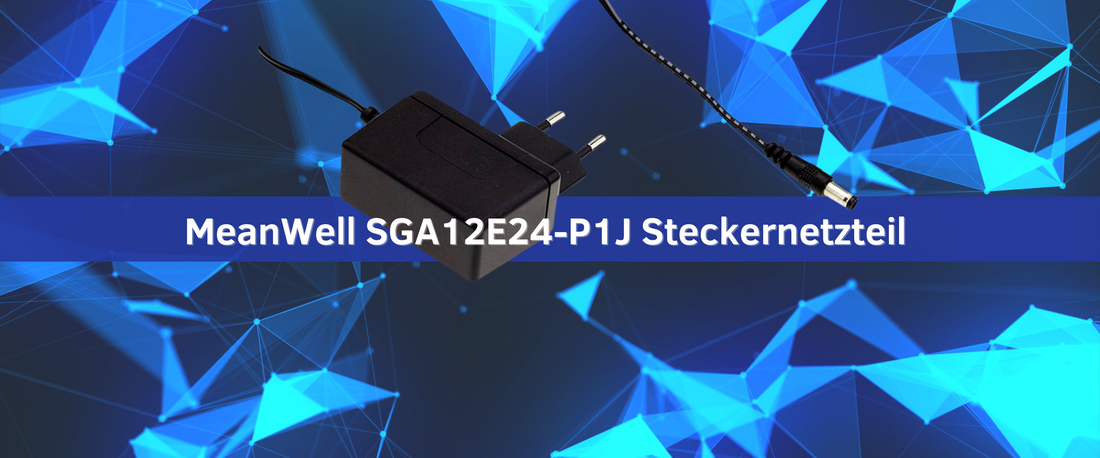 MeanWell SGA12E24-P1J (12W/24V) Steckernetzteil