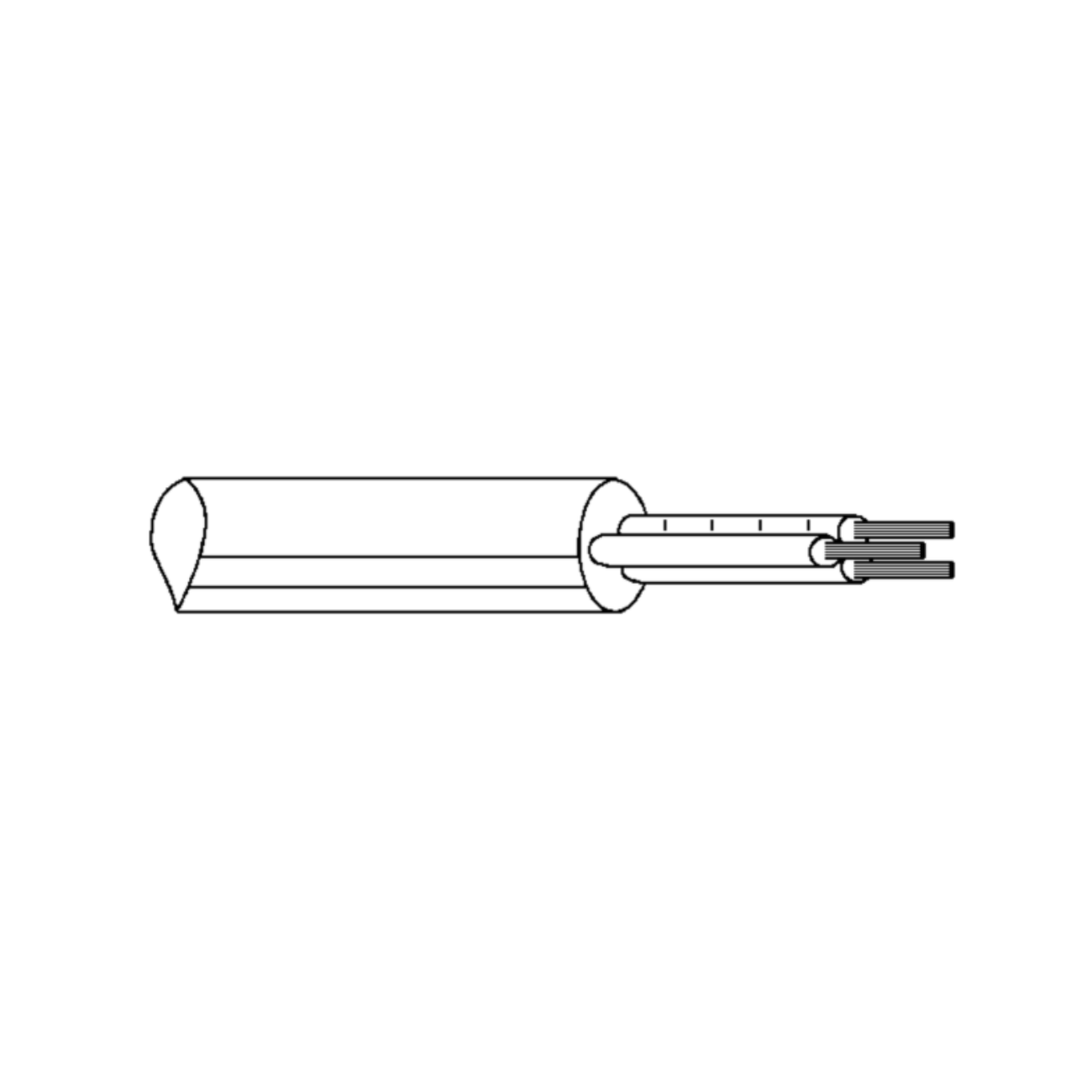 Wagner Netzkabel 3001122 H03VVH2-F 3 0,75mm² 100m Ring
