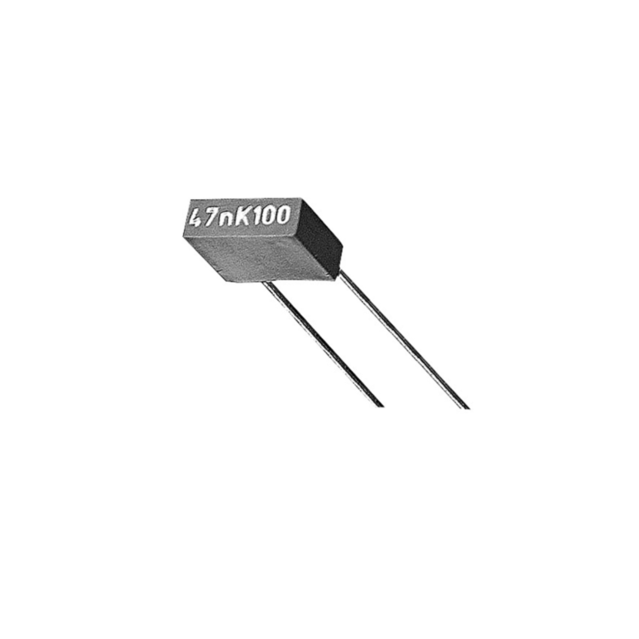 100x Kemet THT MKT-Kondensator, 100nF, 40V-63V, 10%, Radial, RM 5,0mm (R82)