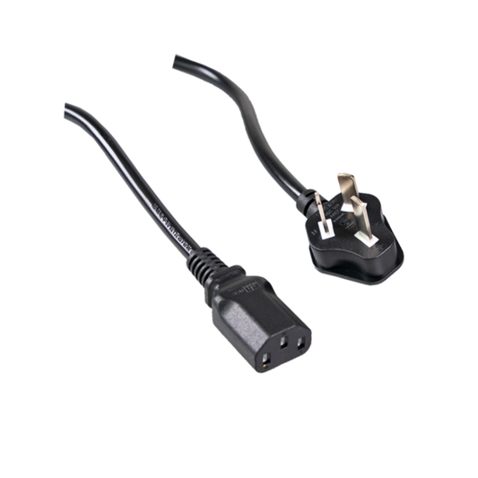 MEAN WELL Netzkabel CN1-MC13 CN, Stecker (3pol.) C13 Kaltgeräte-Buchse 3 0,75 mm² Schwarz 1,5m