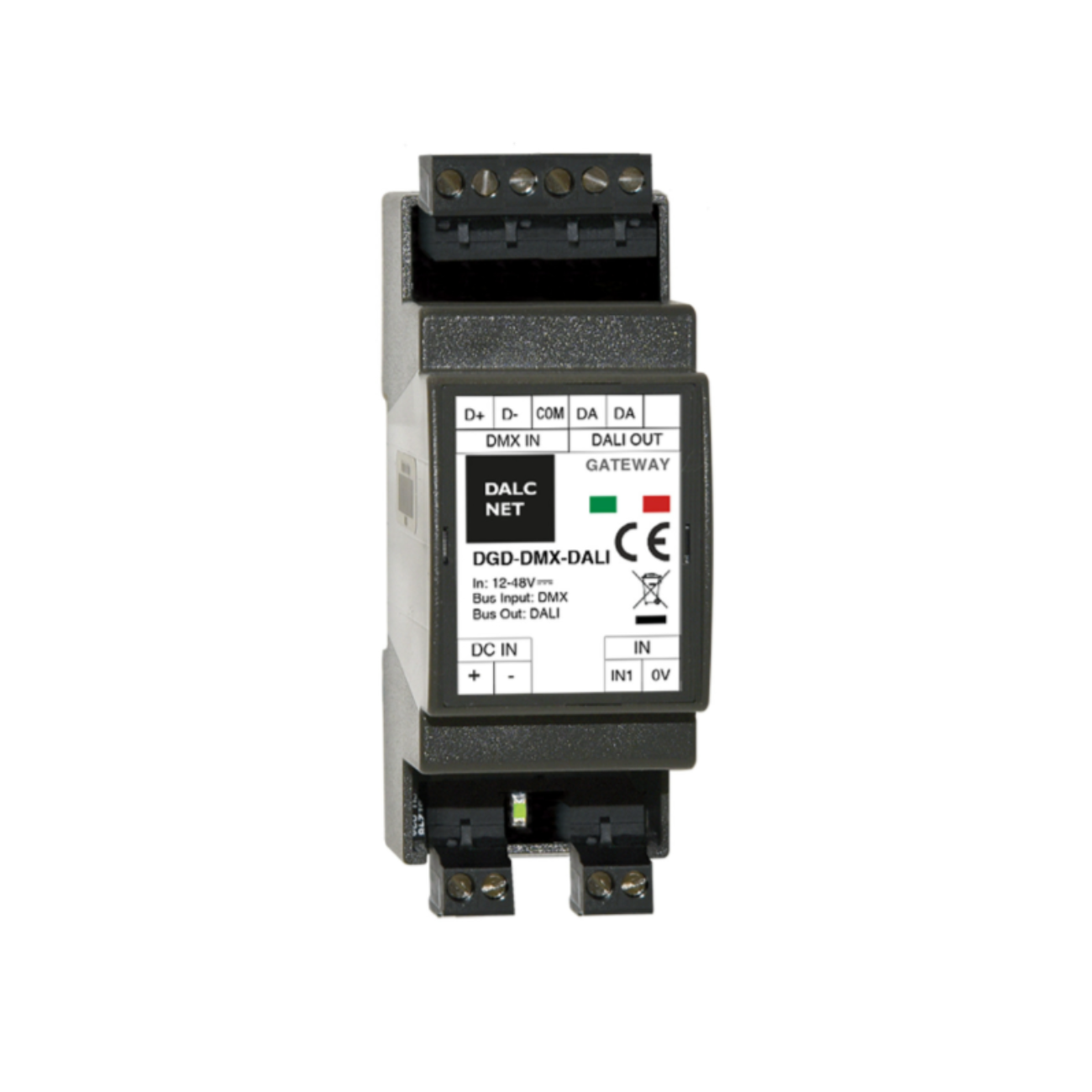 DALCNET DGD-DMX-DALI  DMX / Dali /  Konverter / 12V-48V - Netzteilshop24.de