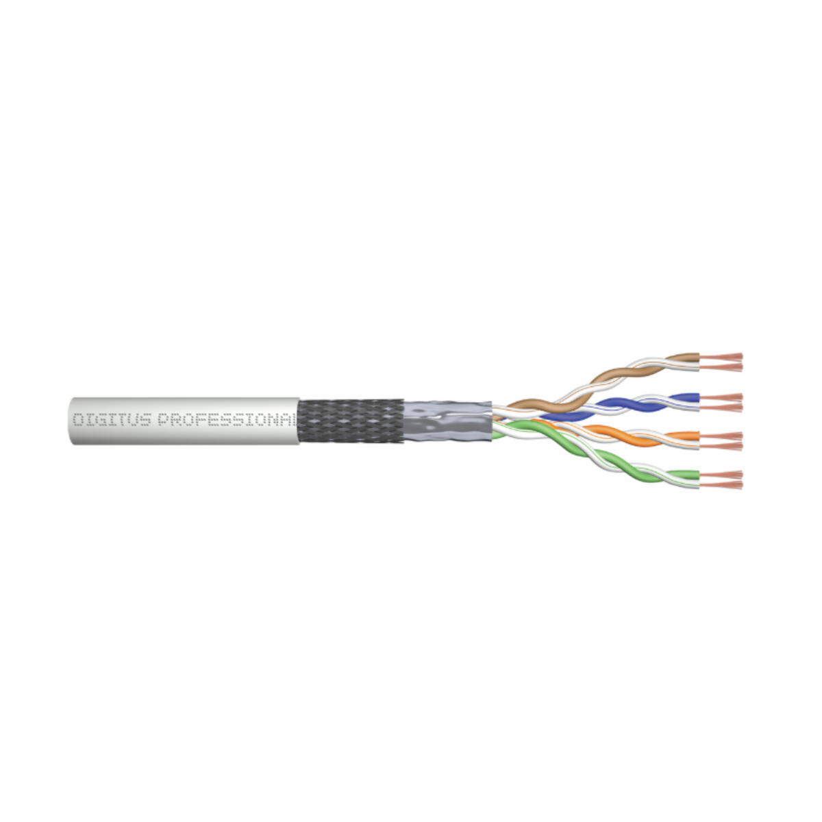 Digitus Datenkabel DK-1531-P-1-1 8 Grau 100m Ring