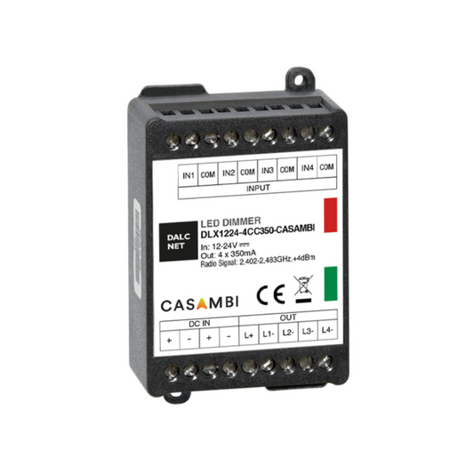 DALCNET DLX1224-4CC350-CASAMBI Push-Dimm Dimmer CC 33,6W / 0,35 A / 12V-24V - Netzteilshop24.de