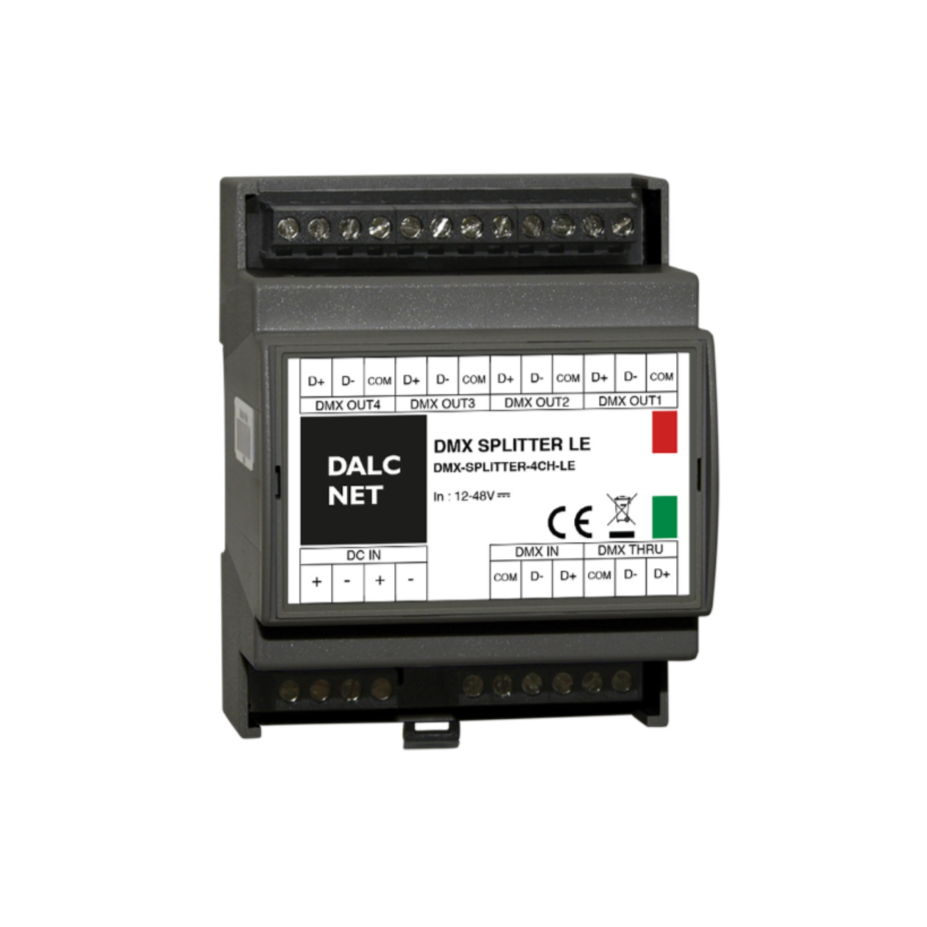 DALCNET DMX-SPLITTER-4CH-LE  Dimmer / 12V-48V - Netzteilshop24.de