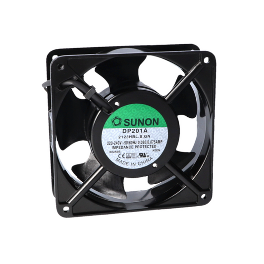 SUNON AC-Axial Lüfter DP201A-2123HBT.GN (230VAC/120x38mm/147,78m³/h)