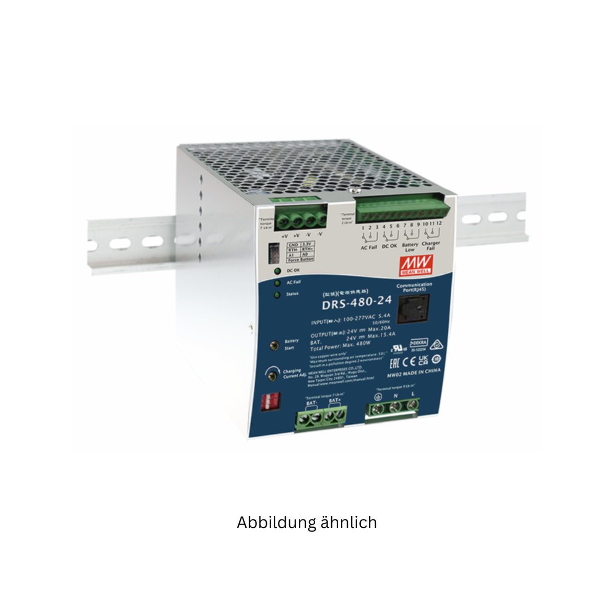 MEAN WELL DRS-480-36 Unterbrechungsfreie Stromversorgung (USV) (480W/36V/13,3A) Energiespeicher extern