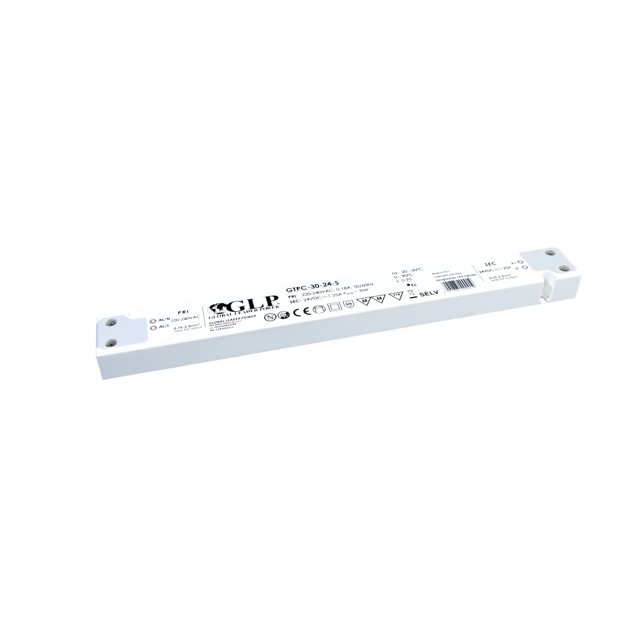 GTPC-30-24-S (30W/24V) LED-Netzteil (slim)