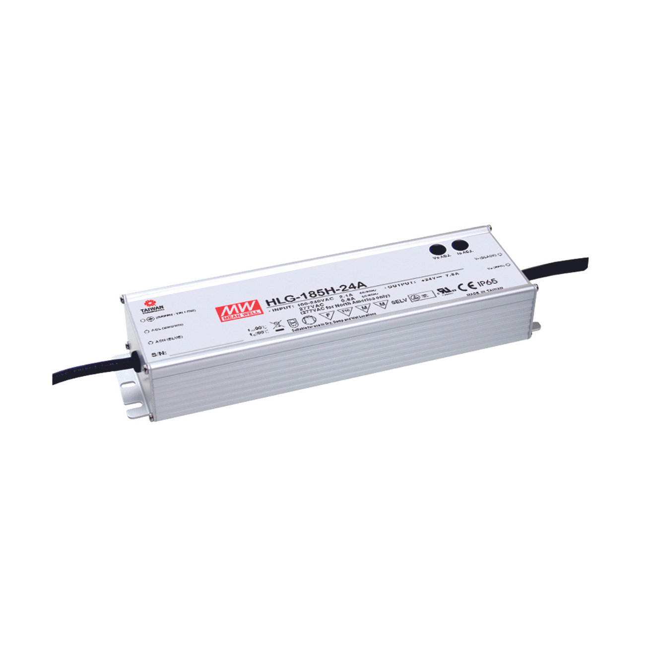 MeanWell HLG-185H-36B (187W/36V) LED-Netzteil (dimmbar) - Netzteilshop24.de